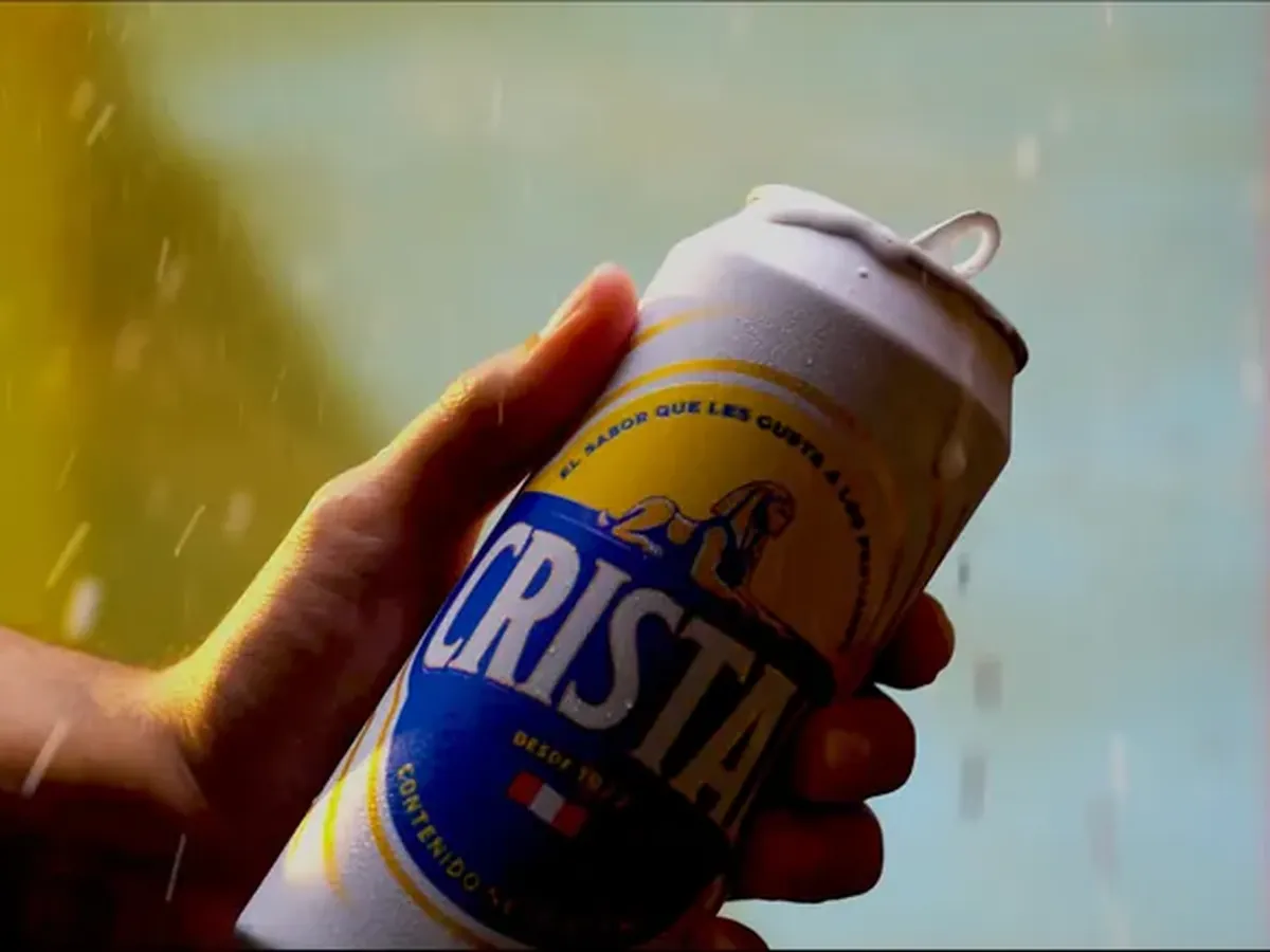 Lata de cerveza Cristal